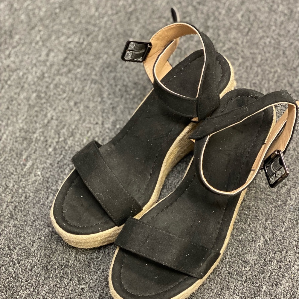 Black Espadrille Sandals